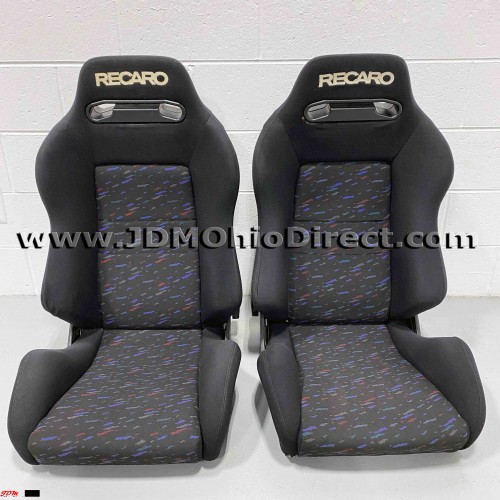 JDM SR3 Recaro Le Mans Confetti Seat Set