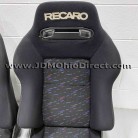 JDM SR3 Recaro Le Mans Confetti Seat Set