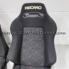 JDM SR3 Recaro Le Mans Confetti Seat Set