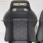 JDM SR3 Recaro Le Mans Confetti Seat Set