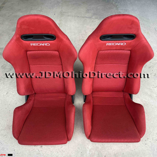 JDM DC5 Integra Type R Front Red Recaro Seats  