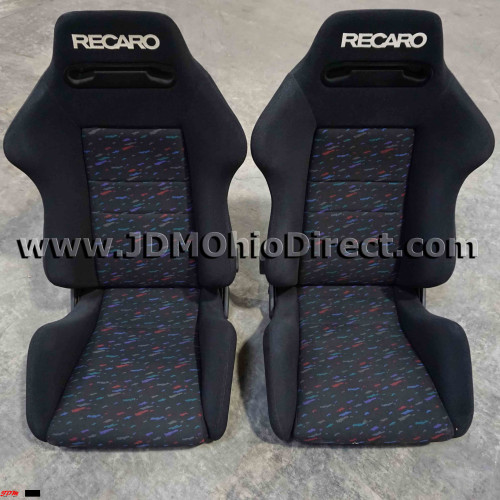 JDM SR2 Recaro Le Mans Confetti Seat Set 