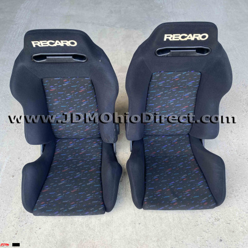 JDM SR3 Recaro Le Mans Confetti Seat Set 