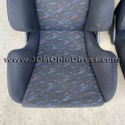 JDM SR3 Recaro Le Mans Confetti Seat Set 