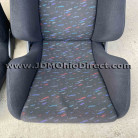 JDM SR3 Recaro Le Mans Confetti Seat Set 