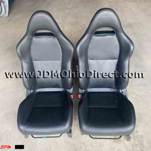 USDM Acura RSX Type S Front Leather Seats with EK Rails  