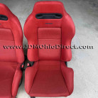JDM SR3 EK9 Civic Type R Red Recaro Seats