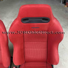 JDM SR3 EK9 Civic Type R Red Recaro Seats