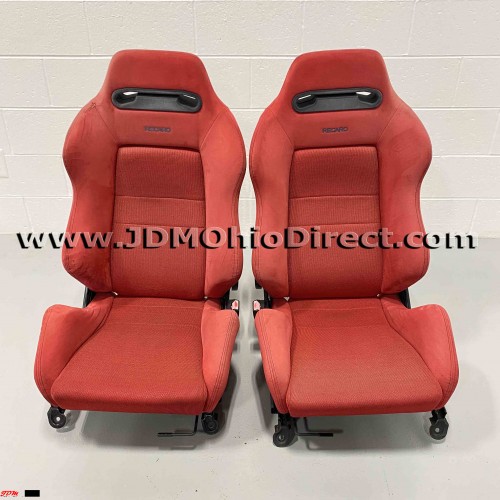 JDM DC2 Integra Type R Red Recaro Seat Set 