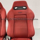 JDM DC2 Integra Type R Red Recaro Seat Set 