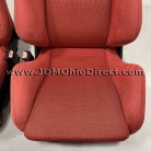 JDM DC2 Integra Type R Red Recaro Seat Set 