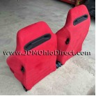 JDM EK9 Civic Type R Red Recaro Seats