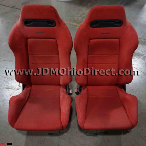 JDM DC2 Integra Type R Red Recaro Seat Set 