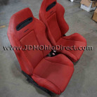 JDM DC2 Integra Type R Red Recaro Seat Set 