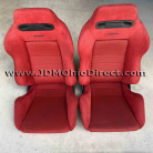 JDM EK9 Civic Type R Red Recaro Seats