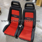 JDM Recaro LX Series Red and Black Seat Set  