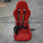 JDM DC2 Naniwaya Race Bucket Seat with Right Rail