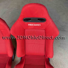 JDM DC5 Integra Type R SR4 Red Recaro Seats  
