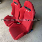 JDM DC5 Integra Type R SR4 Red Recaro Seats  