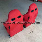 JDM DC5 Integra Type R SR4 Red Recaro Seats  