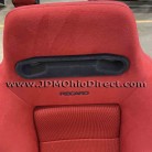 JDM DC2 Integra Type R Red Recaro Seat Set 