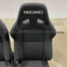 JDM SR7 Recaro Black Kamui Seat Set