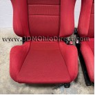 JDM EK9 Civic Type R Red Recaro Seats