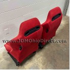 JDM EK9 Civic Type R Red Recaro Seats