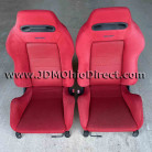 JDM DC2 Integra Type R Red Recaro Seat Set 