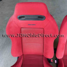 JDM DC2 Integra Type R Red Recaro Seat Set 