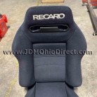 JDM SR3 Recaro Black Cloth Seat 