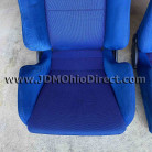 JDM DC5 Integra Type R SR4 Blue Recaro Seats  