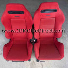 JDM DC2 Integra Type R Red Recaro Seat Set 