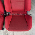 JDM DC2 Integra Type R Red Recaro Seat Set 